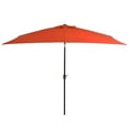 thumbnail image 6 of vidaXL Garden Parasol Black Polyester, Steel 118.1x78.7 in Tiltable, 6 of 61