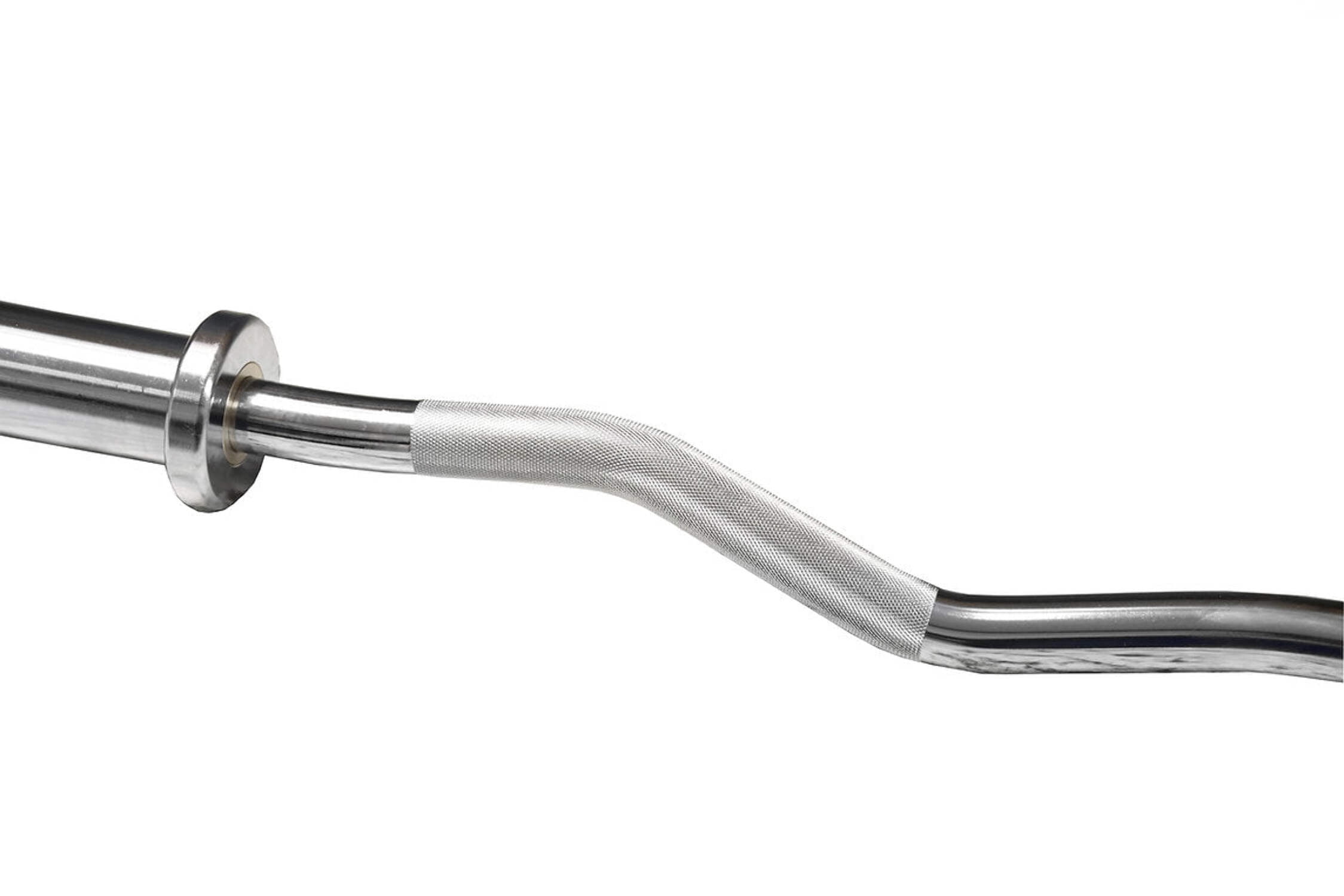 Deltech Fitness Olympic Preacher Curl Bar Model #OB-47, Chrome Plated Steel