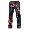 thumbnail image 2 of Pantalones de verano nuevos para hombre, de talla grande, con estampado de colores finos, 2 of 4