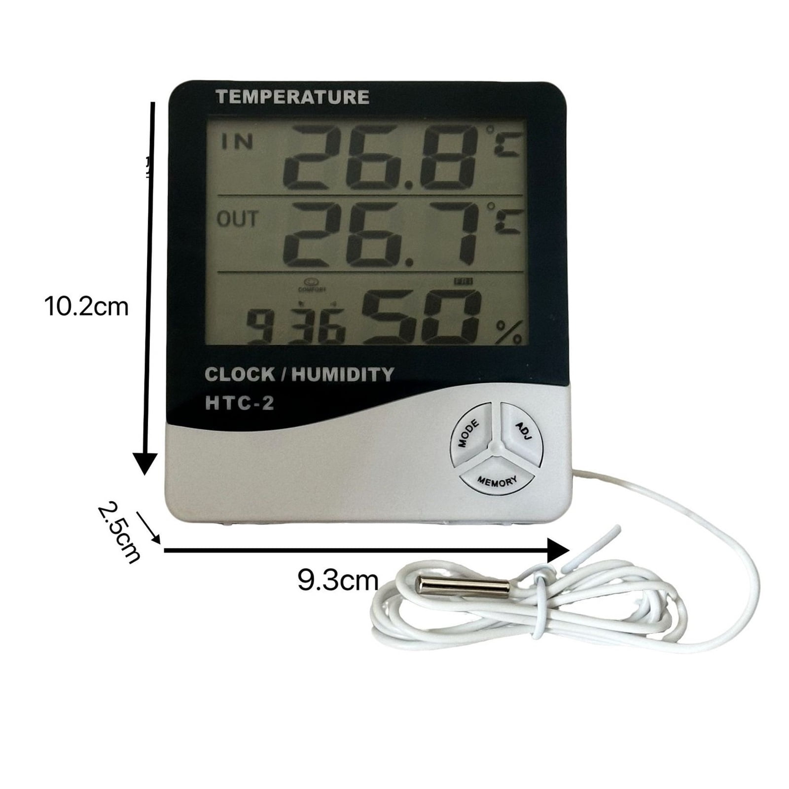 LCD Digital Temperature Humidity Meter Home Indoor Outdoor Hygrometer Thermometer Weather Station ,Fast Response