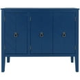 thumbnail image 6 of Aukfa Wood Accent Cabinets with 3 Doors,Buffet Storage Cabinet for Hallway, Entryway, Living Room,Navy, 6 of 7