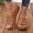 Brown, variant on Viluyesy Sandals for Womens, Arch Support Slip-On Floral Hollow Open Toe Beach Slippers Brown