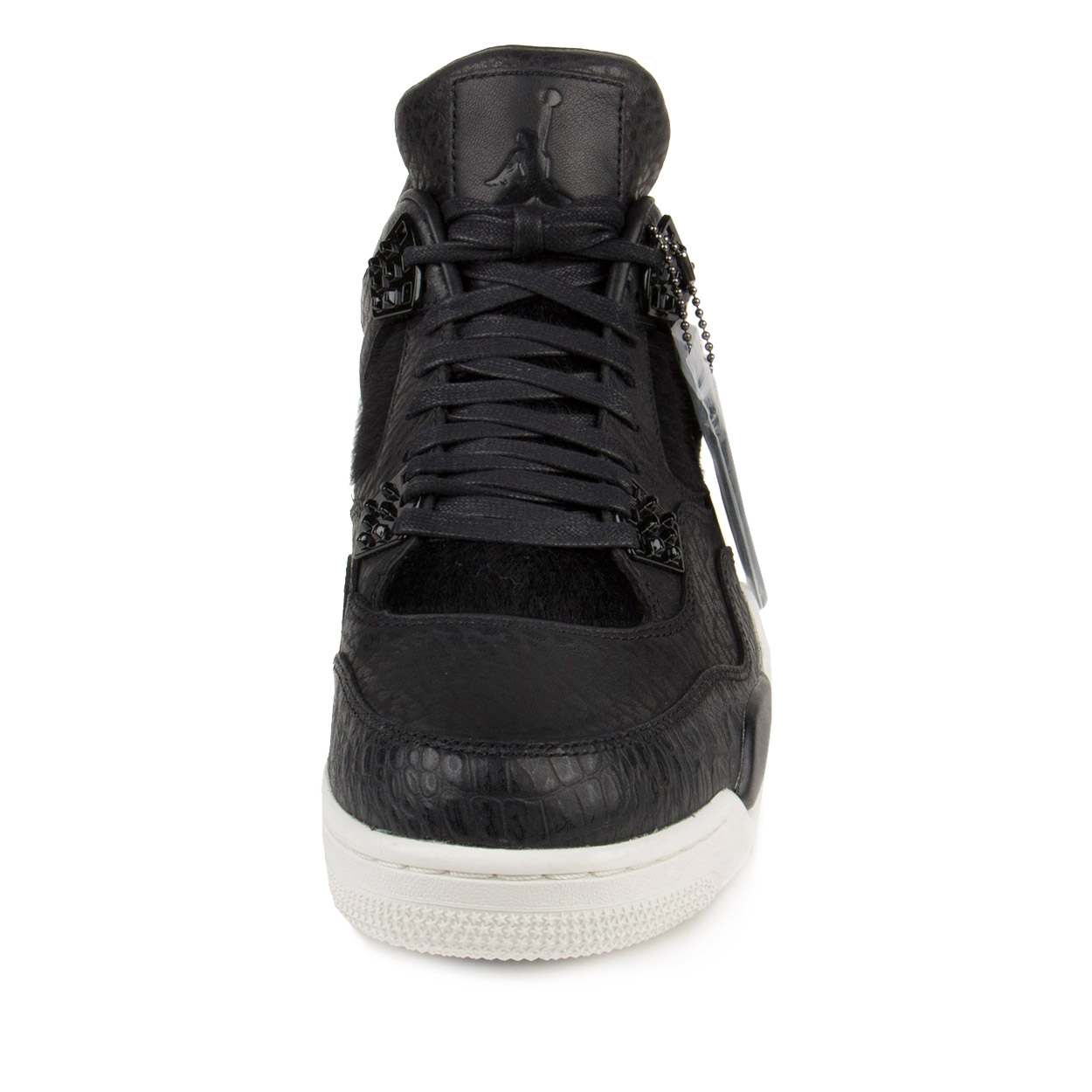 Nike Mens Air Jordan 4 Retro Premium "Pinnacle" Black/Sail 819139-010 - image 3 of 7