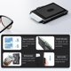 thumbnail image 2 of Funda plegable Wallet Umoven de piel con bloqueo RFID, color negro, 2 of 8