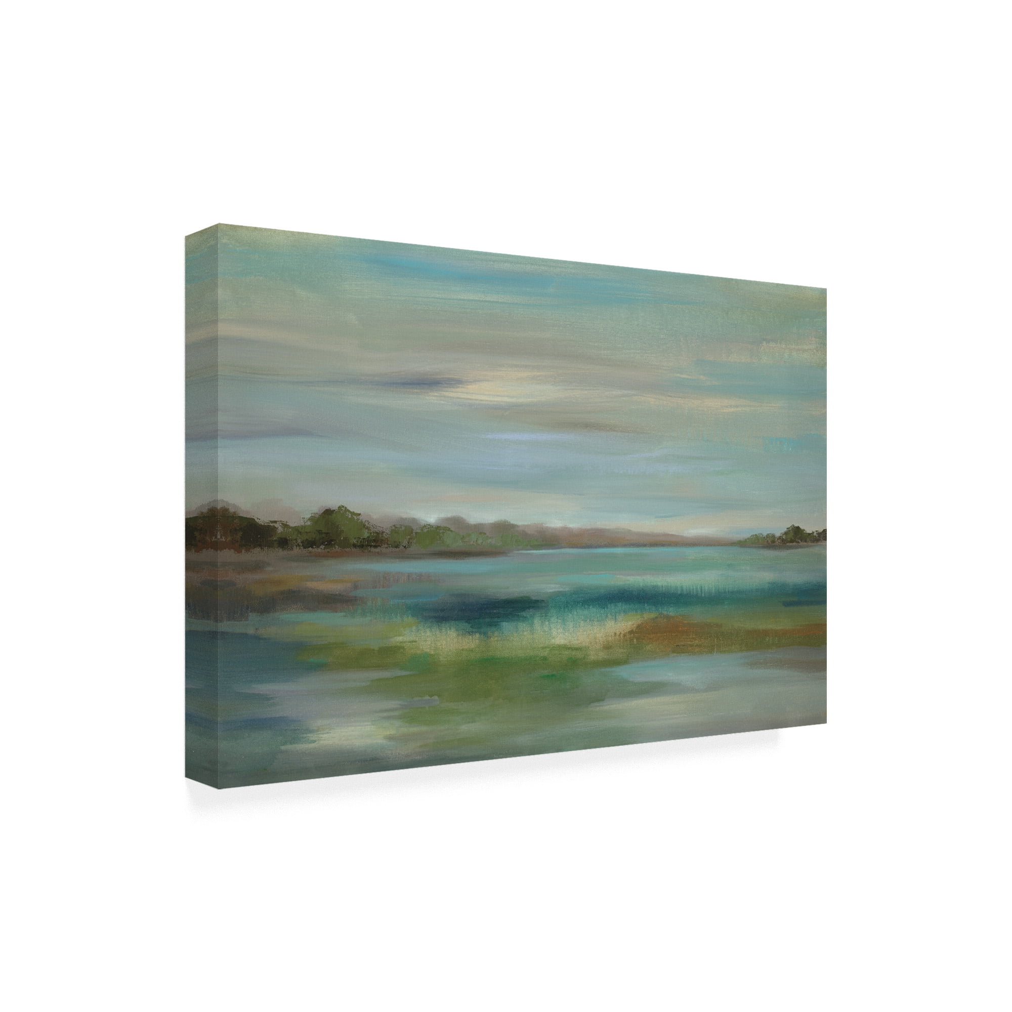 Trademark Fine Art 'Emerald Lagoon' Canvas Art by Silvia Vassileva