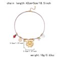 thumbnail image 2 of PISONIC Women Boho Braided Rope Choker Necklace, Large Gold‑Tone Daisy Pendant Necklace with Ladybug, Butterfly & Floral Charms, Cute Summer Statement Neck Jewelry for Ladies, 2 of 6