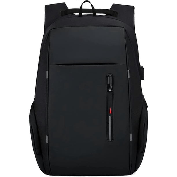 Tool Bag Black Laptop Backpack Waterproof Travel Bag With USB Charging Port 15.6 Inch Computer Business Backpack Ladies Men Casual Hiking Rucksack