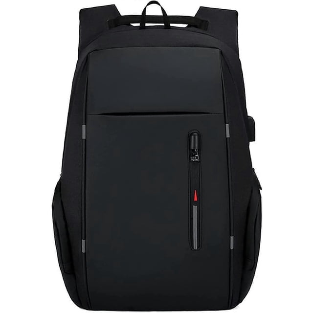Tool Bag Black Laptop Backpack Waterproof Travel Bag With USB Charging Port 15.6 Inch Computer Business Backpack Ladies Men Casual Hiking Rucksack