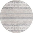 thumbnail image 3 of Unique Loom Timeless Collection Area Rug - Verona (7' 6" Round Gray/Ivory), 3 of 6