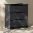 thumbnail image 4 of Liberte 30" Freestanding Bathroom Vanity in Black Oak with Black 3-Hole Widespread Sink Top, 4 of 6