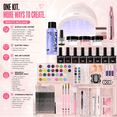 thumbnail image 2 of Morovan Professional Acrylic Nail Kit for Beginners - Complete Starter Set with U V Lamp Nail Tips Glue Drill Files & More, 2 of 9