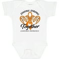 thumbnail image 3 of Inktastic Leukemia Awareness Staying Strong Together and Orange Ribbon Boys or Girls Baby Bodysuit, 3 of 5