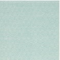 thumbnail image 5 of SAFAVIEH Montauk Terrence Geometric Diamond Cotton Area Rug, Ivory/Aqua, 6' x 6' Round, 5 of 6