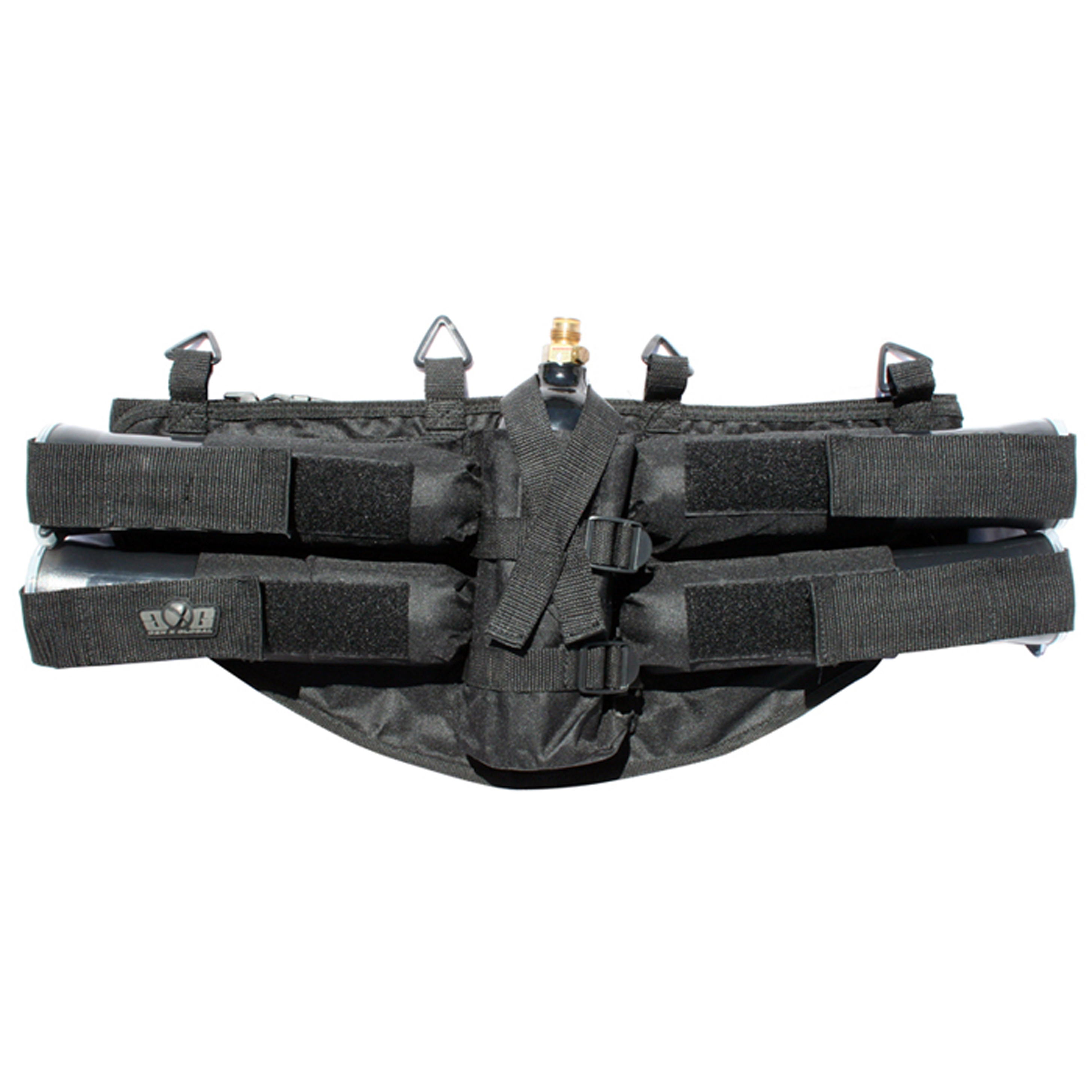 GXG Paintball 4+1 Deluxe Harness Ammo Pack Black