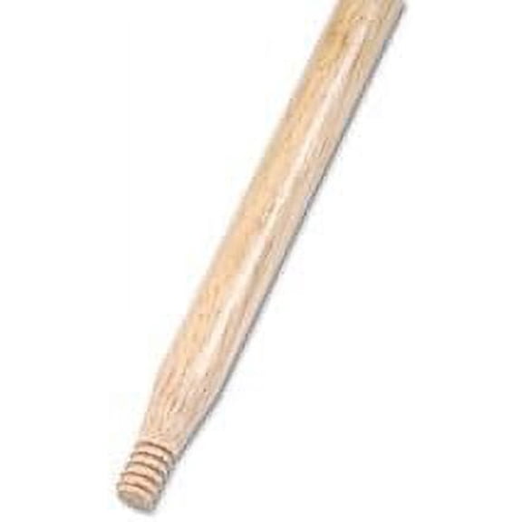 (6 Pack Value Bundle) BWK137 Heavy-Duty Threaded End Lacquered Hardwood Broom Handle, 1-1/8dia x 60l