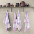 thumbnail image 2 of Mystic Glaxy Space Dish Towels Set of 6, Rainbow Sky Washable Tea Towels Dishcloths Lint-Free 18x28 Inch Fast Drying for Kitchen Restaurant Bar Clean, 2 of 7