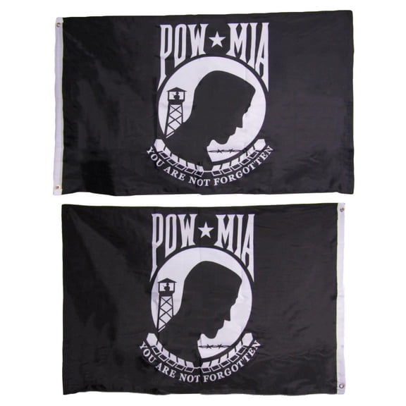 3x5 POW MIA Prisoner of War Heavy Duty Polyester Nylon 200D Double Sided Flag