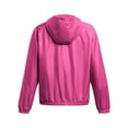 thumbnail image 5 of Women's Under Armour Rival Full-Zip Windbreaker Jacket Color: Pink Size: X SMALL, 5 of 5