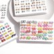 thumbnail image 4 of Juego de pendientes de plástico hipoalergénicos para mujer y niña, aretes Multicolor de dibujos animados, estrella, Luna, regalo de Navidad y boda, 36/18 pares, 4 of 4