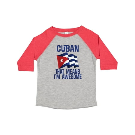 

Inktastic Cuban Awesome Pride Gift Toddler Boy or Toddler Girl T-Shirt