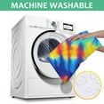 thumbnail image 6 of Colorful Rainbow Tie Dye Spiral Pattern Square Tablecloth,Waterproof Square Table Cover,Wipeable Spillproof Washable Table Cover for Home Kitchen Party Decor 60"x60"(152x152cm), 6 of 6