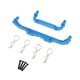 thumbnail image 3 of Soportes de carrocería delanteros y traseros para RC, escala 1/14, piezas metálicas de alta resistencia para chasis. azul, 3 of 9