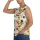 thumbnail image 3 of Fotbe Retro Musical Men's Camiseta sin Mangas Estampada para Hombres, Playera Casual para Gimnasio, Entrenamiento, Playa-Large, 3 of 7