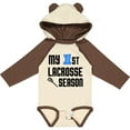 thumbnail image 3 of Inktastic My 1st Lacrosse Season Boys Long Sleeve Baby Bodysuit, 3 of 5