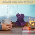 thumbnail image 4 of Guantes cálidos de invierno para mujer con dedos sensibles a la pantalla táctil Guantes de gamuza de otoño e invierno, 4 of 5
