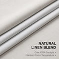 thumbnail image 2 of Cortinas Joydeco con Pliegues Pinza, Lino 100 % Opacas, 180x183 cm, 2 of 9