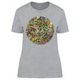 thumbnail image 1 of Hippie Doodles T-Shirt Women -Image by Shutterstock, Female Medium, 1 of 2
