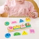 thumbnail image 4 of Apilador infantil,Bebé Niños Niño Apilador Juguete Geométrico,Animal Forma Geométrica Coincidencia De Formas,Juguete cognitivo apilable de madera multicolor de fácil agarre,Bloques de, 4 of 6