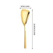 Professional Stainless Steel Serving Spoon - Restaurant Quality Mixing and Portioning Utensil Ergonomic Handle Dishwasher Safe Kitchen Essential