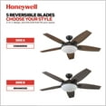 thumbnail image 5 of Honeywell Carmel 48" Bronze Ceiling Fan with Lights and Remote Control, 5 of 17