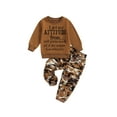 thumbnail image 4 of Toddler Girls Clothes 2T 3T 4T 5T Fall Outfits Baby Pullover Sweatshirt Camouflage Pants Set Kids Winter Sweatsuit, 4 of 10