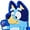 Bluey, variant on Embellished 24" Licensed Character Cloud Pillow