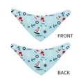 thumbnail image 6 of Kll Sailboats Anchors Dog Bandanas,Triangle Reversible Pet Scarf For Small Medium Large And Extra Large Dogs-Large, 6 of 7