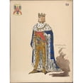 thumbnail image 3 of Sergey Yurievich Sudeikin 19x24 Black Modern Framed Museum Art Print Titled - King and Coat of Arms, 3 of 5