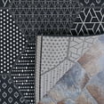 thumbnail image 3 of Couristan Afuera Anode Indoor / Outdoor Area Rug, Current Black- Gray, 9'2" x 12'5", 3 of 10