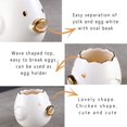 thumbnail image 5 of Egg Separator Ceramic Egg Yolk White Separator, Creative Cute Egg Yolk Separator Cartoon Cute Automatic Separation Kitchen Gadgets Baking Utensils(Yellow), 5 of 5