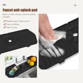 thumbnail image 3 of Hugtrwg Grifo Silicona para Alfombrilla Absorbente Protector Contra Olores Contra Salpicaduras Del Fregadero (negro), 3 of 9