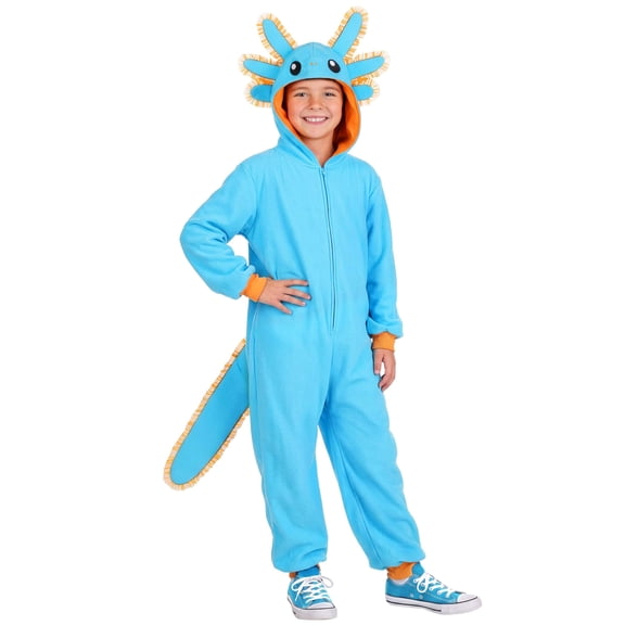 Kid's Blue Axolotl Costume