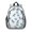 Dinosaur and Skateboard, variant on Dinosaur and Skateboard White Pattern Backpack for School, Cute School Bag with Adjustable Shoulder Straps and Padded Back, 15"x11.42"x5.5"