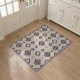 thumbnail image 3 of ODIKA Boho Abstract Interlocking Lattice Motif Inspired Solid Purple Flowing Dynamic for Home Office, Hallway, Laundry Room, Non-Slip Chair-Friendly, 3 of 7