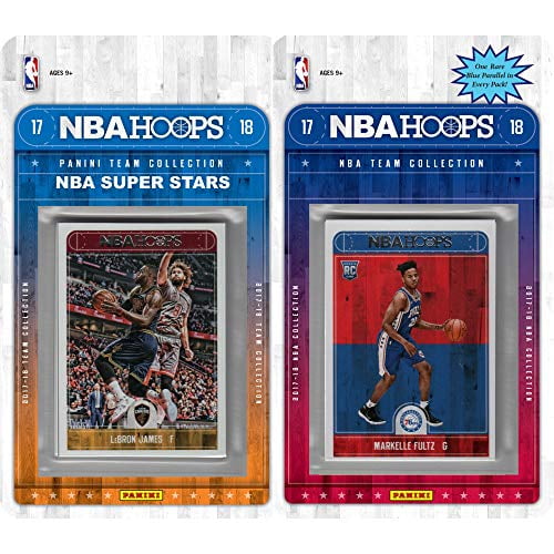 C&I Collectables 201776ERSTS NBA Philadelphia 76ers Licensed 2017-18 Hoops Team Set Plus 2017-18 Hoops All-Star Set