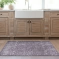 thumbnail image 4 of My Magic Carpet 3'x5' Machine Washable Non-Slip Kitchen Entryway Rug - Kalini Floral Woodland Brown, 4 of 5