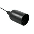 thumbnail image 2 of 1Pc Hanging Pendant Light Fixture Home Lamp Base Chandeliers Bulb Socket Holder Black US Plug, 2 of 7
