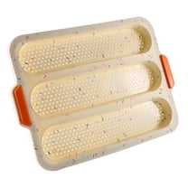 Masteelf Bread Silicone Mold Pans Loaf Baking Dish Grilling Platter White