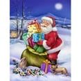thumbnail image 1 of Carolines Treasures APH6556CHF Christmas Santa Claus with Rabbits Flag Canvas House Size, 1 of 4