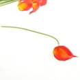 thumbnail image 5 of LABSERRON 10Pcs Real Touch Flower Bouquets Orange for Bridal Wedding Decor Decoration 35Cm, 5 of 7